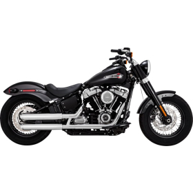 VANCE & HINES 3" Twin Slash Slip-On Mufflers Harley Davidson FLFB / FLFBS / FLSL / FXBB / FXBR / FXST 1750-1923cc 18-25