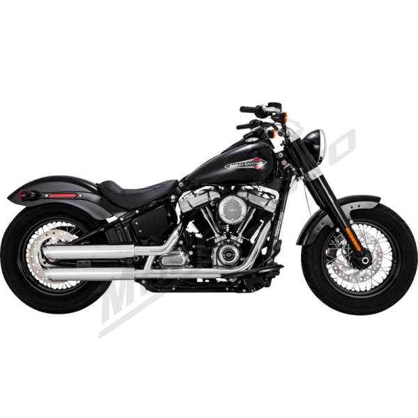 VANCE & HINES 3" Twin Slash Slip-On Mufflers Harley Davidson FLFB / FLFBS / FLSL / FXBB / FXBR / FXST 1750-1923cc 18-25