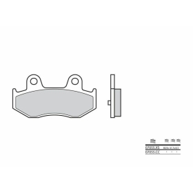 BREMBO Scooter Sintered stabdžių trinkelės SUZUKI AN BURGMAN 250 2004-2006