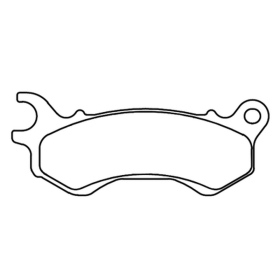 CL BRAKES 3102MSC Maxi Scooter Sintered Metal Brake pads HONDA  / KYMCO / MITT 