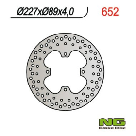 NG BRAKES Front Fixed Brake Disc 227mm Polaris ATP / Big / Magnum 250-800cc 90-20