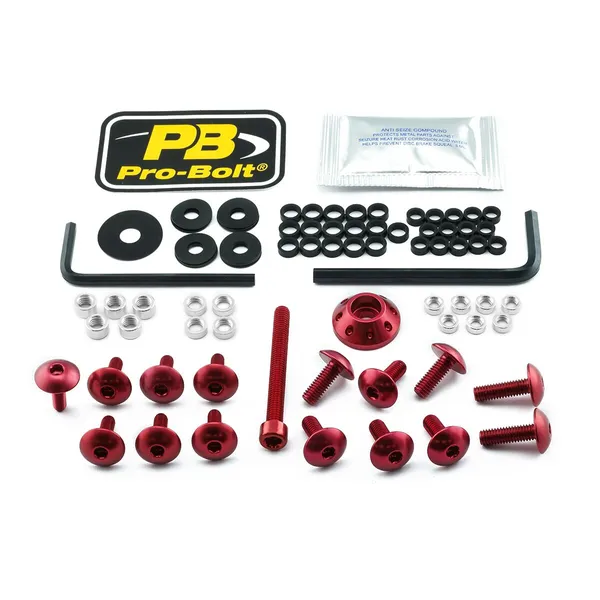 PRO BOLT Aluminium Fairing Bolt Kit for Suzuki GSX-R 600-750cc 11-24