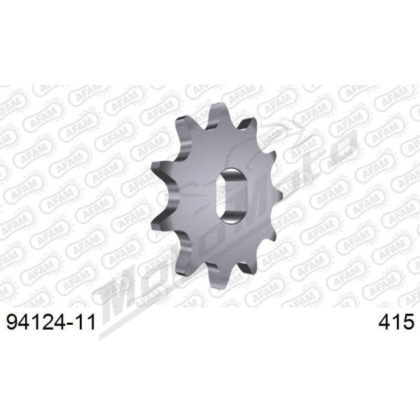 AFAM Steel Standard Front Sprocket 94124 - 415 10-11 teeth KTM SX / HUSQVARNA TC 50cc 06-23