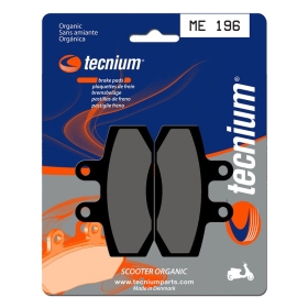 TECNIUM organinės stabdžių trinkelės - ME196 Honda SJ 50-100cc 93-99