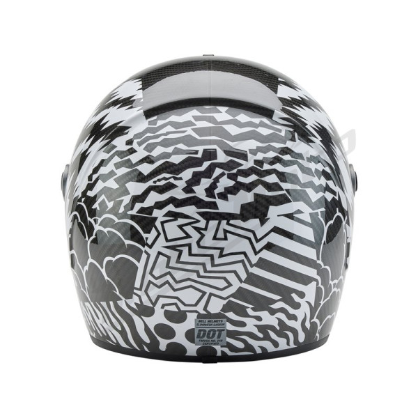 BELL Eliminator Carbon Helmet - Deathspray Gloss Black/White/Black