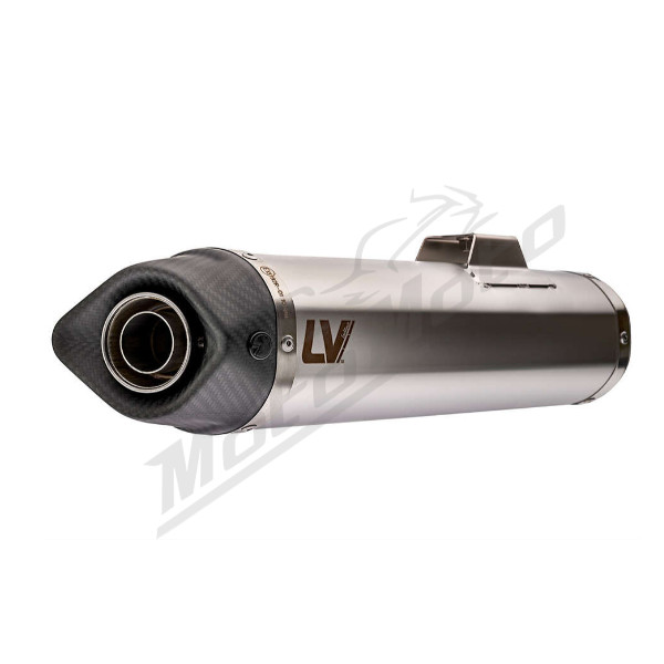 LEOVINCE LV One Black Edition Stainless Steel / Carbon Fiber Muffler Can Am Ryker 600-900 19-24