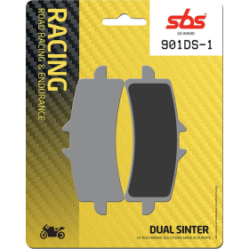 SBS DS Racing Dual Sintered Brake Pads Aprilia / Benelli / BMW / Can AM / Ducati / Harley Davidson / Indian / Kawasaki / KTM / Livewire / Moto Guzzi / Triumph 660-1977cc 14->