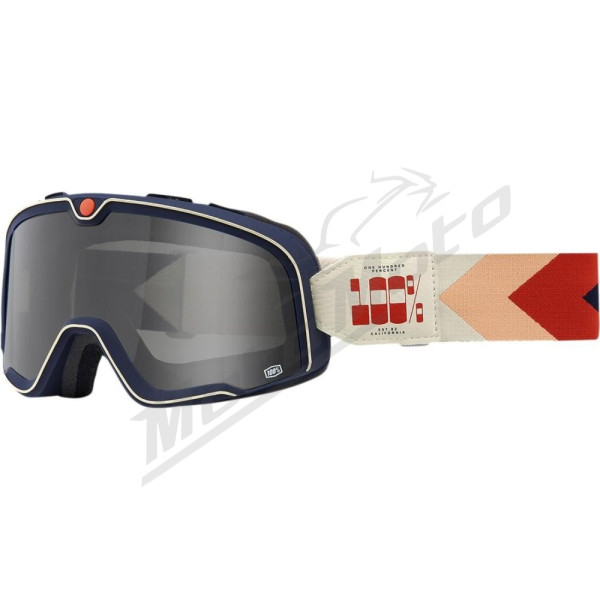 100% Barstow Motocross Goggles (smoke lens)