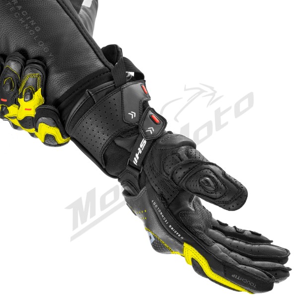 Shima RS-3 Men Leather Gloves Black / Yellow