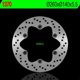 NG Rear Fixed Brake Disc 260X140X5,5mm Suzuki GSX 1300cc 07-20