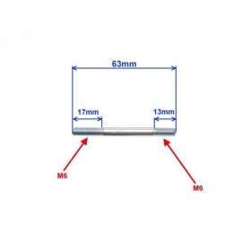 Stud M6 (length 63mm)