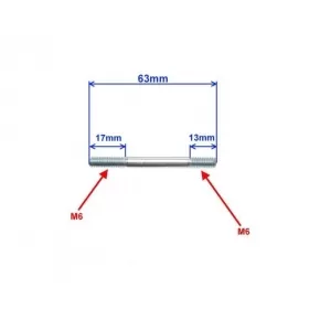 Stud M6 (length 63mm)