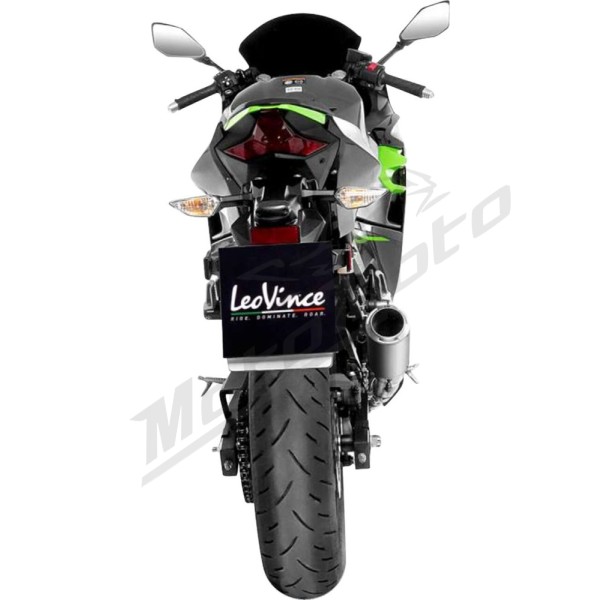 LEOVINCE "LV Corsa" titano slip-On duslintuvas KAWASAKI Z 400-500 19-25/EX 400 18-23