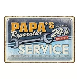 TIN SIGN 20x30 PAPAS SERVICE 24H