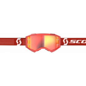 Krosiniai Scott Fury Raudoni akiniai (oranžinis stikliukas)