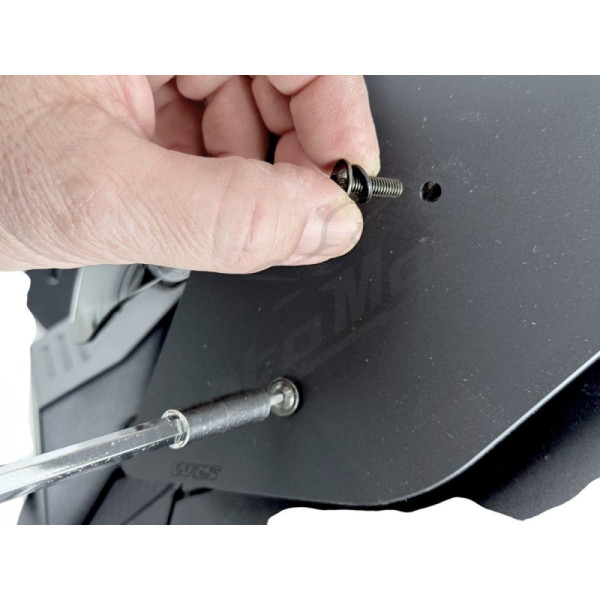 WRS MG009NO Side Deflectors Matt Black Moto Guzzi Stelvio 1000 ABS 2024