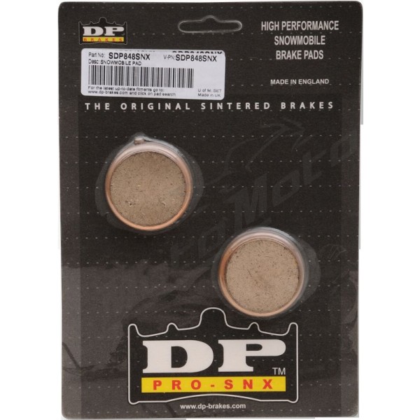 DP BRAKES SDP Pro-SNX HH+ Sintered Brake Pads Yamaha CS / Enticer / Exciter / Phazer / SNO Sport / SRV / SS / Venture / VK / Vmax / XLV 340-540cc 80-05