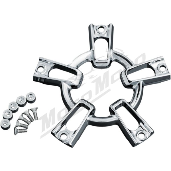 KURYAKYN Mach 2 Universal Air Filter Cover Chromed