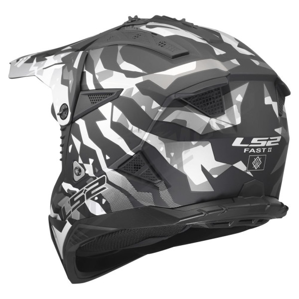 Motocross Helmet LS2 MX708 FAST 2 GROTESK