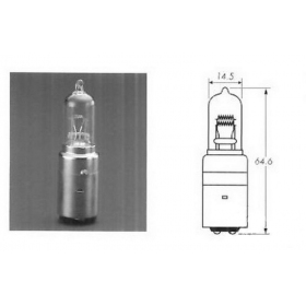 Light bulb 12V 18/18W T14,5 BA20D / 1pc