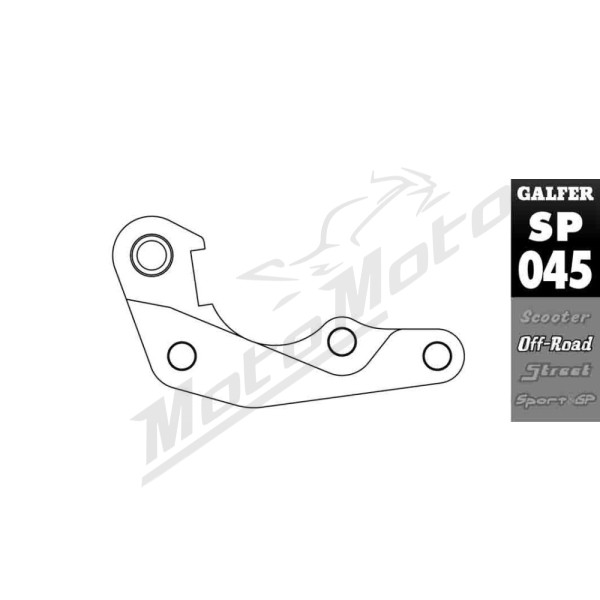 GALFER Brake Caliper Relocation Bracket Honda CR / CRF 125-450cc 19-25