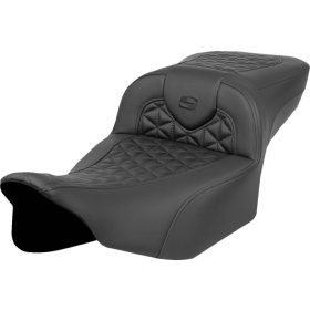 SADDLEMEN RoadSofa Tri Gripper Extended Seat Harley Davidson FLHX / FLHXU / FLTRX / FLTRXSE 1923-1977 23-25