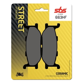 Sbs stabdžių trinkelės 663HF keraminės SYM / Yamaha