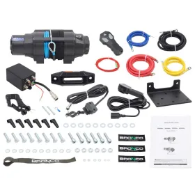 BRONCO HDCS Winch 1590kg synthetic line