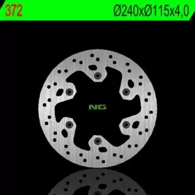 NG BRAKES 372 Rear Round Fixed Brake Disc YAMAHA WR / YZ 125-426 97-02