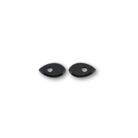 HIGHSIDER smart Mounting Plates Indy Spacer Black Aluminium, For Honda 2pc.