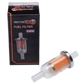 Universal fuel filter Motofiltro 8mm