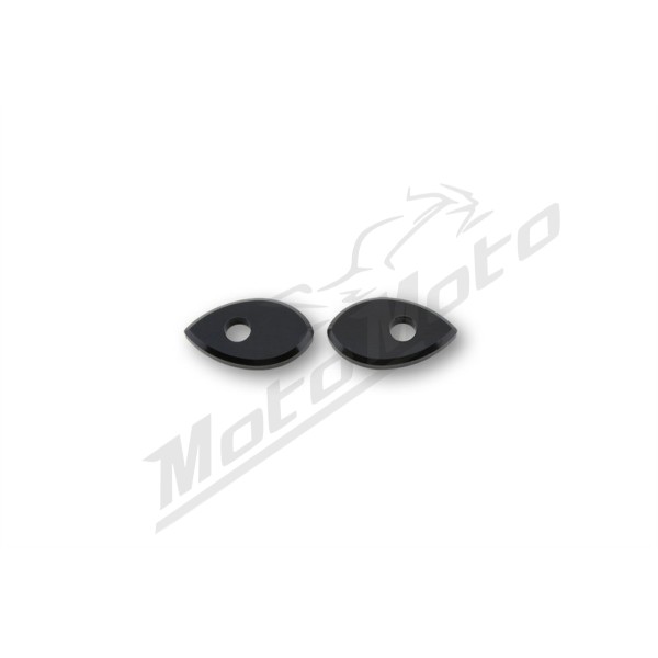 HIGHSIDER smart Mounting Plates Indy Spacer Black Aluminium, For Honda 2pc.