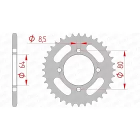 AFAM Steel Standard Rear Sprocket 420 30-48 teeth