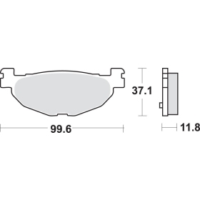 Sbs Brakepads 185MS Maxi Sinter Yamaha