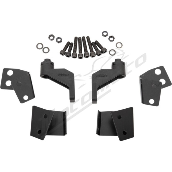 MOOSE OFFROAD FOUR WHEEL Side Mirror Adapter with Flat Mountable Option for Polaris Pro-Fit Roll Cages