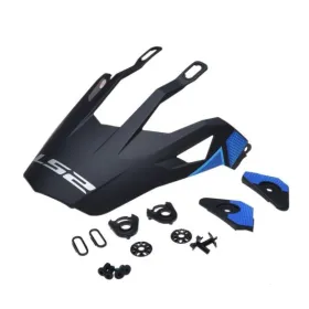 LS2 MX702 PEAK BLOCK BLACK/BLUE