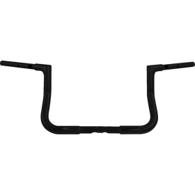 FAT BAGGERS INC. 1-1/4" EZ Install Flat Top Batwing Handlebar Black 32mm 91,5cm (25,5cm)