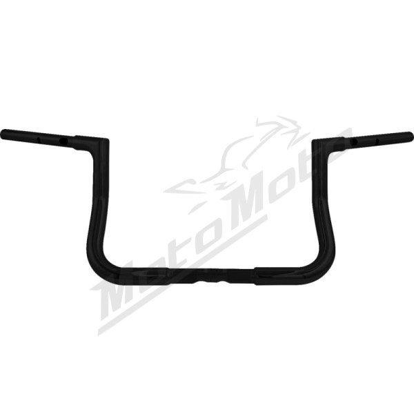 FAT BAGGERS INC. 1-1/4" EZ Install Flat Top Batwing Handlebar Black 32mm 91,5cm (25,5cm)