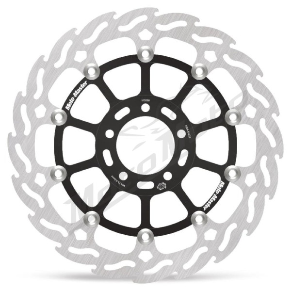 MOTO-MASTER Flame Front Floating Brake Disc Kawasaki ZX-10 1000 17-25