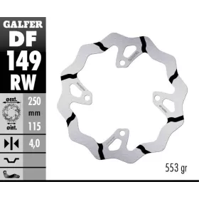 GALFER Priekinis stabdžių diskas Kawasaki KX 250-450cc 19-20