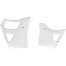 UFO Side Plastics White Yamaha YZ 125-250 89-92