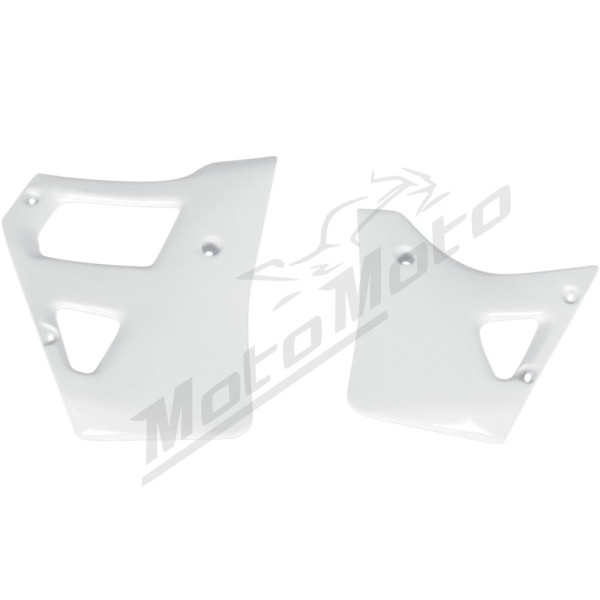 UFO Side Plastics White Yamaha YZ 125-250 89-92
