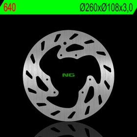 NG BRAKES 640 priekinis fiksuotas stabdžių diskas HUSQVARNA HUSKY 50 01