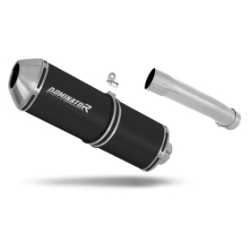 Suzuki DR 650 R / RU / S 1990-1995 Exhaust Silencer Muffler OVR BLACK + dB killer