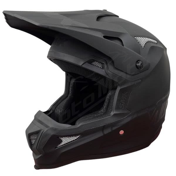 SMK Allterra Black Matt Motocross Helmet