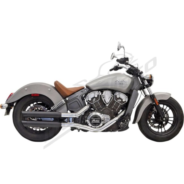 BASSANI XHAUST Slip-On duslintuvai INDIAN SCOUT 2015-2024