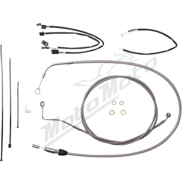 MAGNUM SHIELDING XR Handlebar Installation Kit Chrome 30.5/35.5cm Harley Davidson FLH / FLHT / FLHXS / FLHXST / FLXSE 1750/1977 21-24