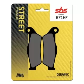 Sbs keraminės stabdžių trinkelės Aprilia / Cagiva / Ducati / Harley Davidson / Husqvarna / KTM / Royal Enfield / Triumph / Yamaha 125-1200cc 93-21