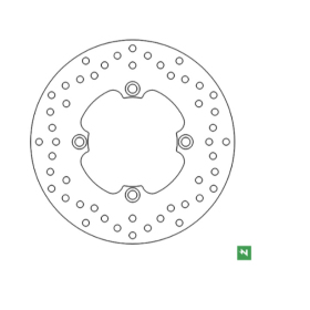 Newfren rear brake disc Honda XL / CB 500-900cc 91-07