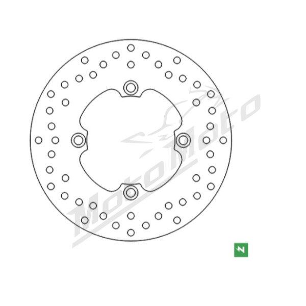 Newfren rear brake disc Honda XL / CB 500-900cc 91-07